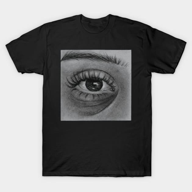 drawing insecurities dark circles body positivity T-Shirt by maoudraw